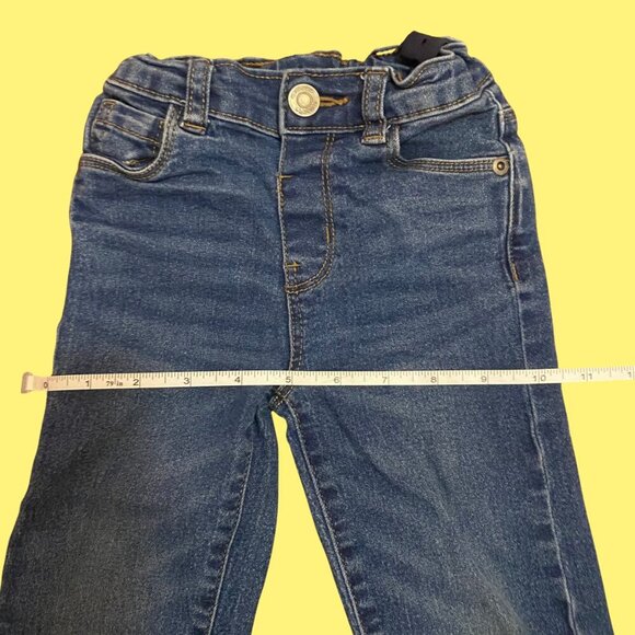 George Toddler Boys/Girls Blue Denim Jeans Size 3T Adjustable Waist Straight Leg - Picture 6 of 7